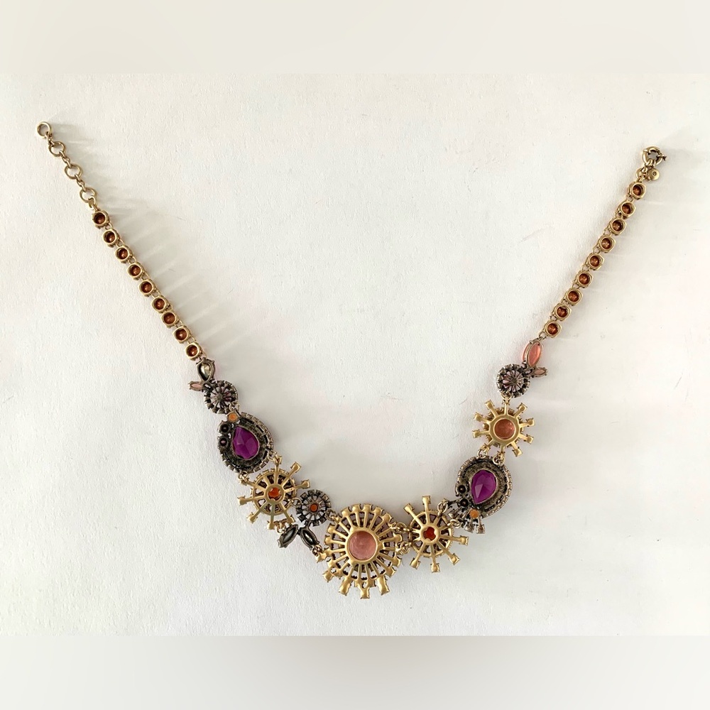 Dramatic Multi-Medallion, Multi-Gemstone J. Crew … - image 7